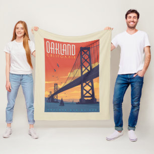 Oakland, Kalifornien Fleecefilt