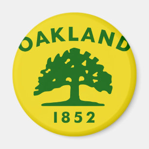 Oakland, Kalifornien, Förenade Stater flagga Magnet