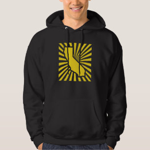 Oakland Kalifornien Kelly Grön Och Gul Utbrott Gr Hoodie