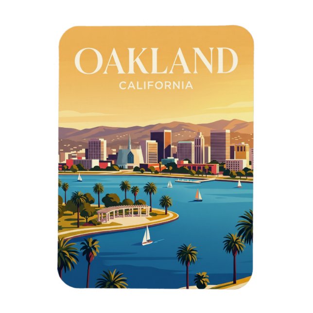 Oakland Kalifornien Magnet (Vertikal)