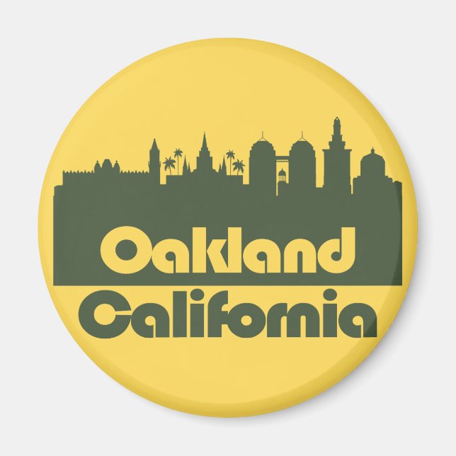 Oakland, Kalifornien Magnet (Framsidan)