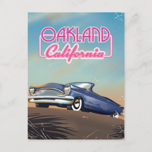 Oakland Kalifornien resaffisch Vykort