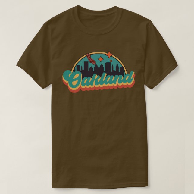 Oakland, Kalifornien T Shirt (Design framsida)