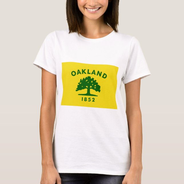 Oakland Kalifornien T Shirt (Framsida)