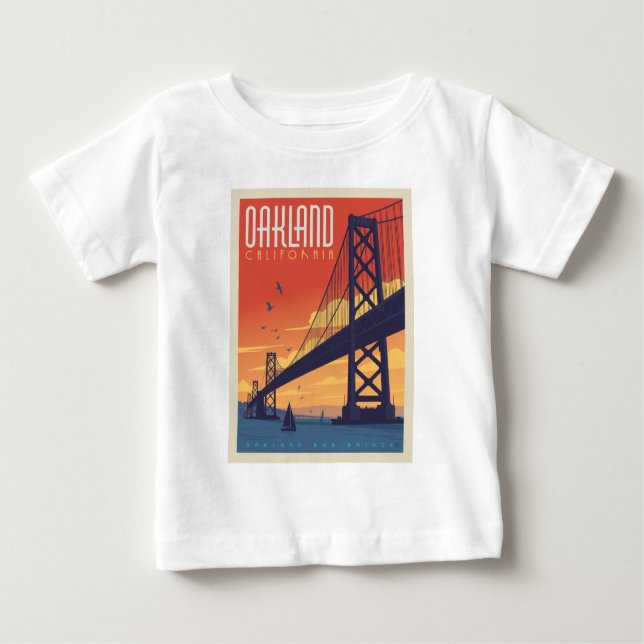 Oakland, Kalifornien T Shirt (Framsida)