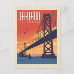 Oakland, Kalifornien Vykort
