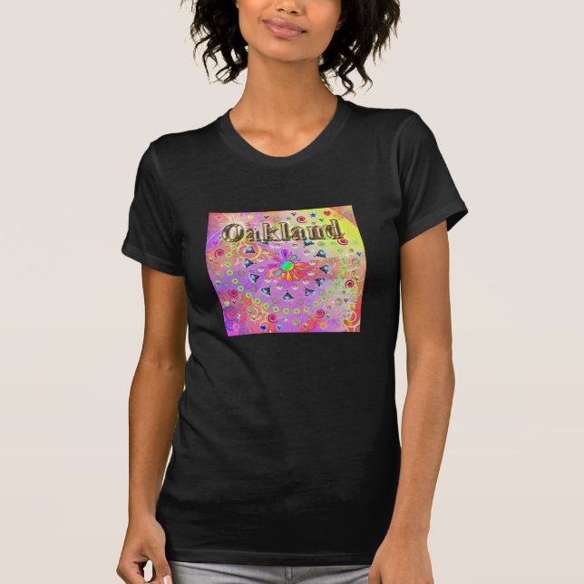Oakland Lucky Golden T-Shirt (Framsida)