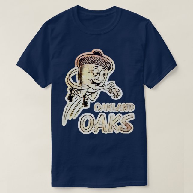 Oakland Oaks Baseball T Shirt (Design framsida)