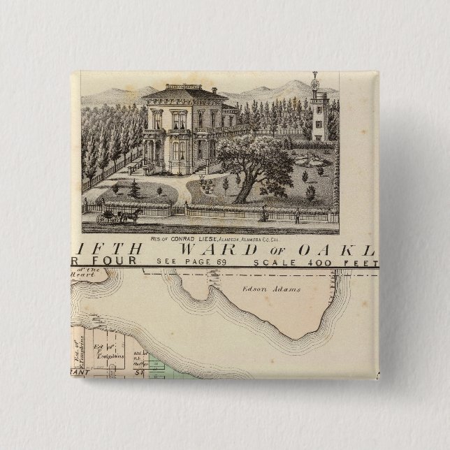 Oakland, omgivning 4 knapp (Framsida)