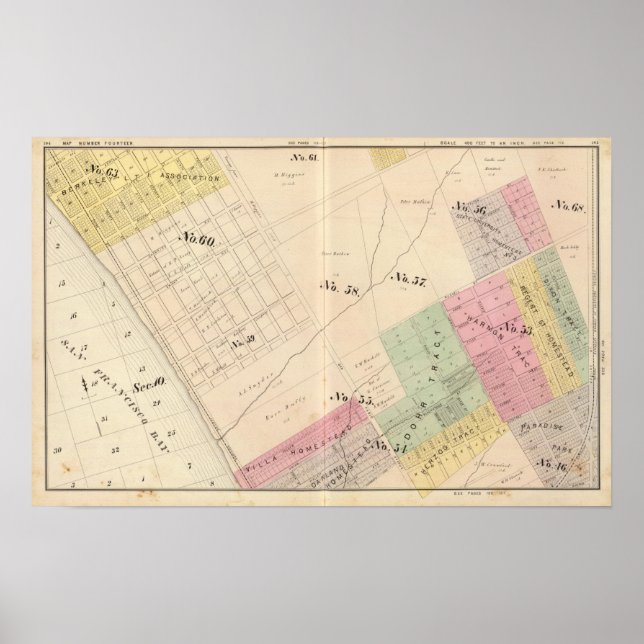 Oakland, område 14 poster (Framsidan)