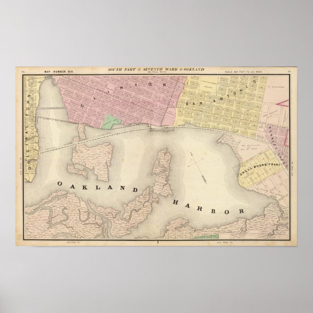 Oakland, område 6 poster (Framsidan)