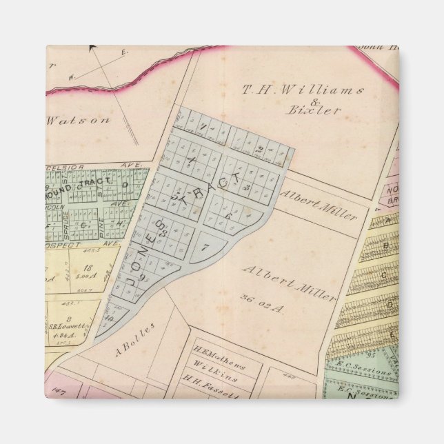 Oakland, område 7 magnet (Framsidan)