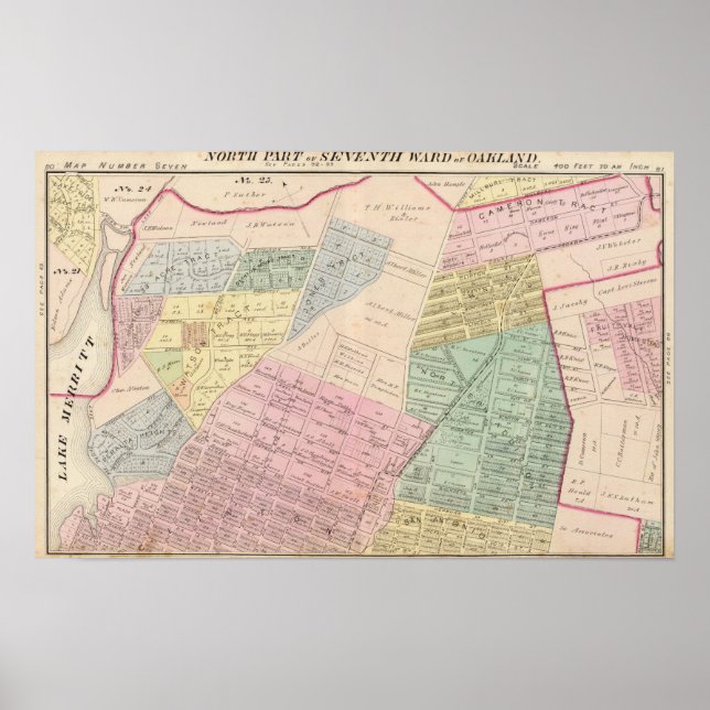 Oakland, område 7 poster (Framsidan)