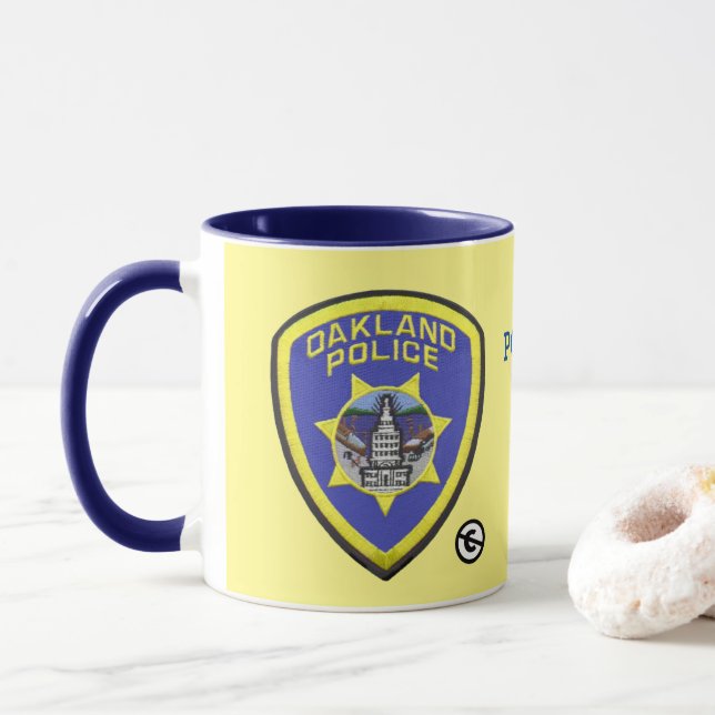 Oakland Police Anpassningsbar Mugg (Med munk)