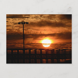 Oakland Sunset-hamn Vykort