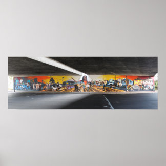 Oakland Toppen Heroes Mural 1 Poster