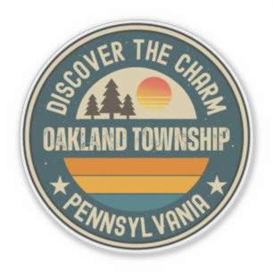 Oakland township, Pennsylvania Klistermärken