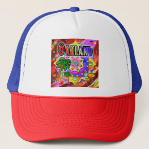 Oakland Tropical Friends Hat Keps