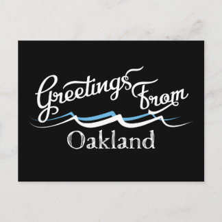 Oakland Vatten Vågar Vykort