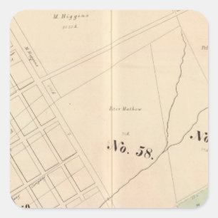 Oakland vicinity 14 fyrkantigt klistermärke