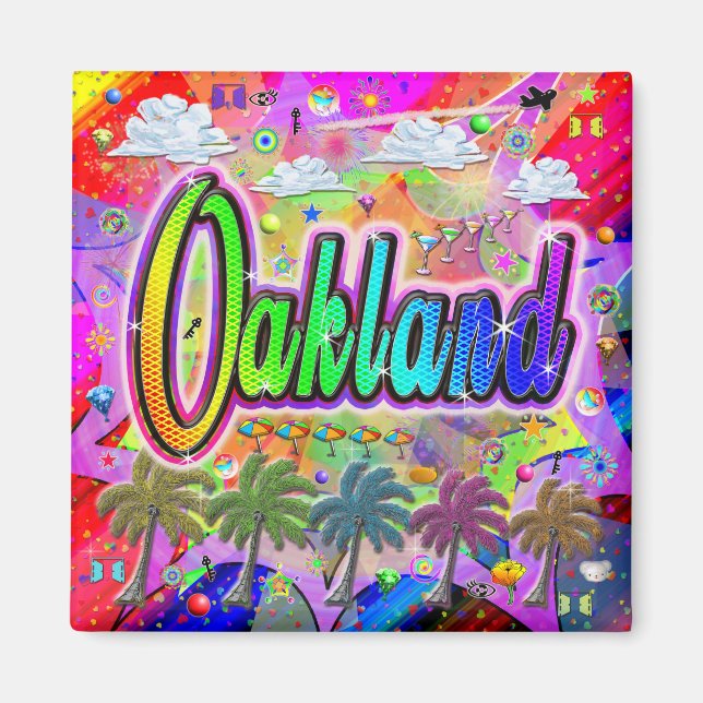 Oakland Vista Express Magnet (Framsidan)