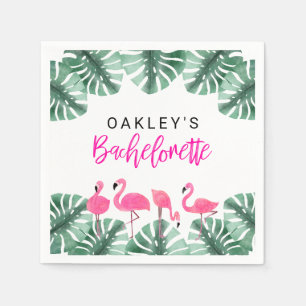 OAKLEY Shock rosa Tropical Flamingo Bachelorette Pappersservett