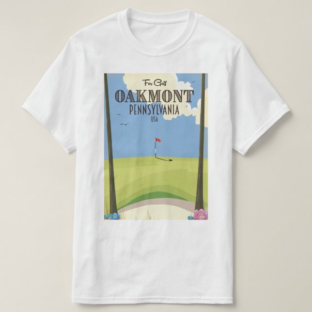 Oakmont Pennsylvania Golf T Shirt (Design framsida)