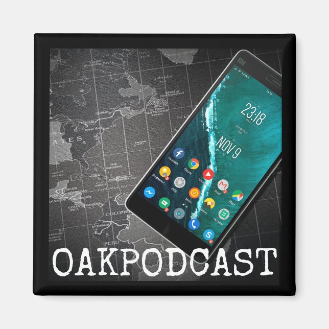 Oakpodcast Magnet (Framsidan)