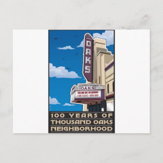 Oaks Theater på Solano Avenue i Berkeley, CA Vykort