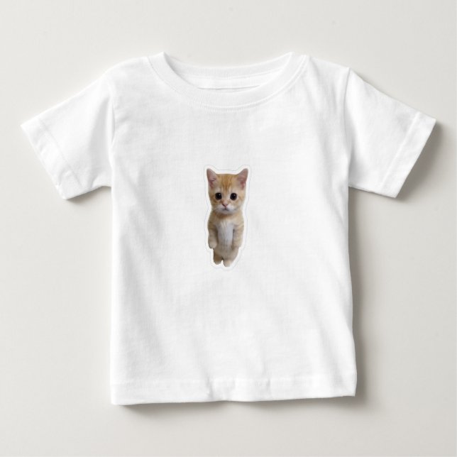 Oaktfull kattgrafik T-Shirt (Framsida)