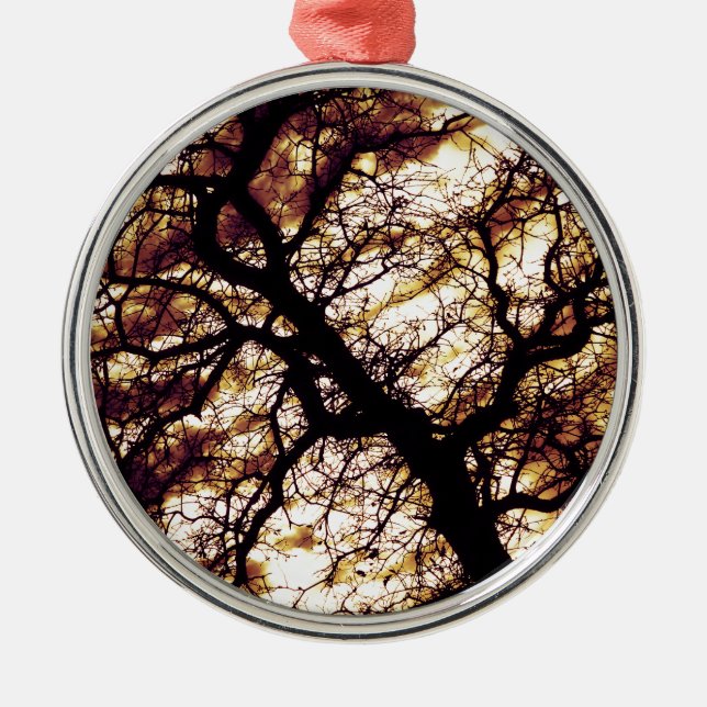 Oakträd Julgransprydnad Metall (Framsidan)