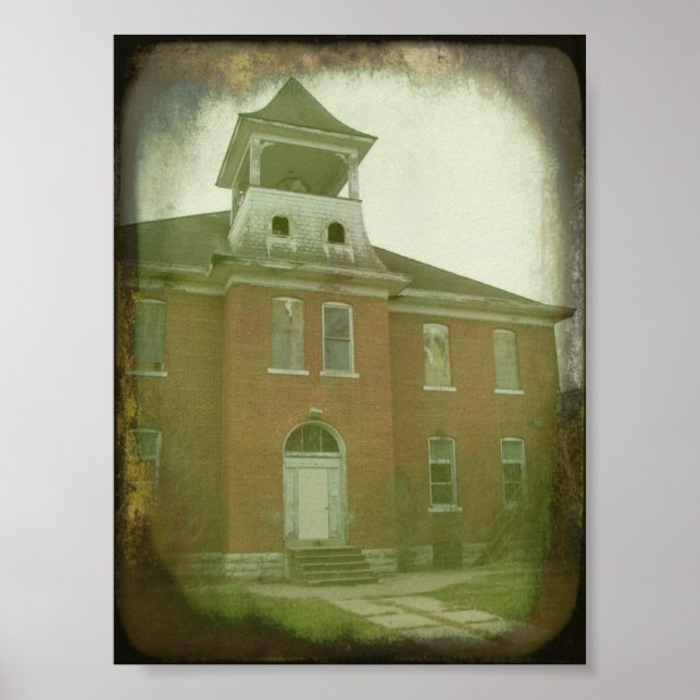 Oakville, Iowa School Poster (Framsidan)