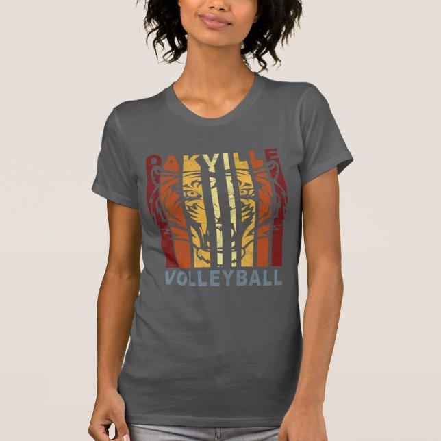 Oakville Volleyball Tiger T Shirt (Framsida)