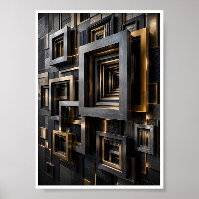 Oändlig Arkitektonisk Ram Poster (Framsidan)