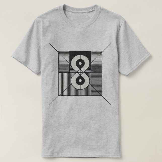 Oändlig Balans: En Internationell Stil Mindfulness T Shirt (Design framsida)