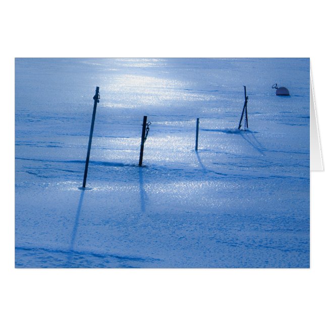 Oändlig blå is OBS kort (Framsidan Horizontal)