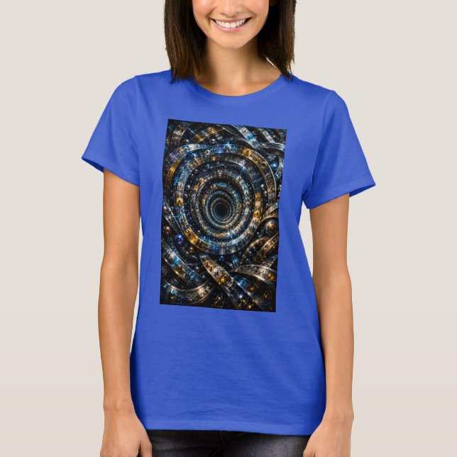 Oändlig dimensionell virvel  t shirt (Framsida)