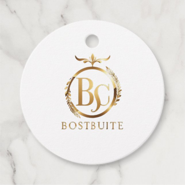 Oändlig elegance gåvor etiketter (Framsida)