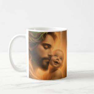 Oändlig Far Child Bond Kaffemugg