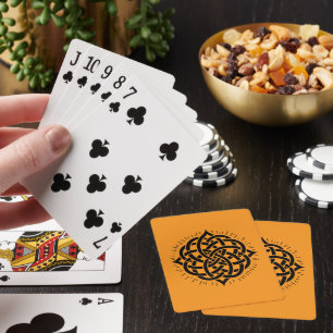 Oändlig Harmoni: Sakral Mandala Kelter Symbol Kons Casinokort