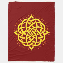 Oändlig Harmoni: Sakral Mandala Keltisk Symbolkons Fleecefilt