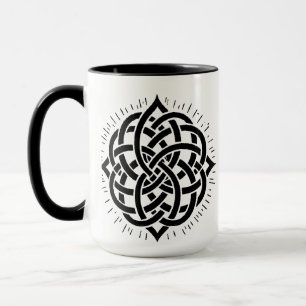 Oändlig Harmoni: Sakral Mandala Keltisk Symbolkons Mugg