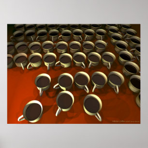Oändlig kaffeaffisch poster