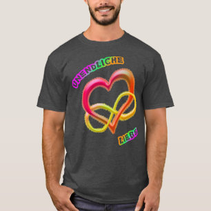 Oändlig kärlek 2 regnbågsfärger t shirt