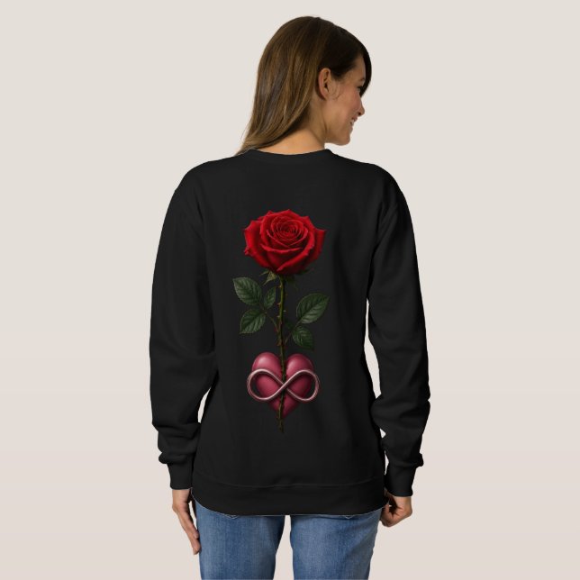 Oändlig kärleksros t shirt (Hel baksida)