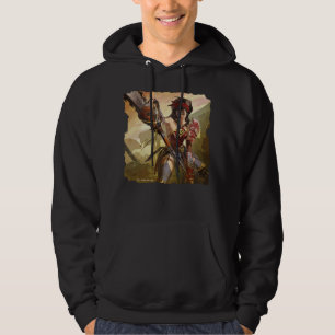 Oändlig kris Atomatisk kvinnoillustration Hoodie