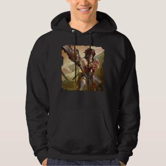 Oändlig kris Atomatisk kvinnoillustration Hoodie