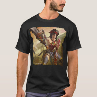 Oändlig kris Atomatisk kvinnoillustration T Shirt