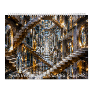 Oändlig kristallarkitektur 2027 Kalender