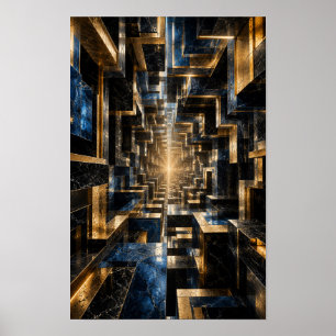 Oändlig Kubtunnel Poster